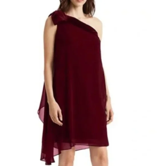 Ralph Lauren | Dresses | Ralph Lauren Dark Burgundy Party Cocktail Dress |  Poshmark